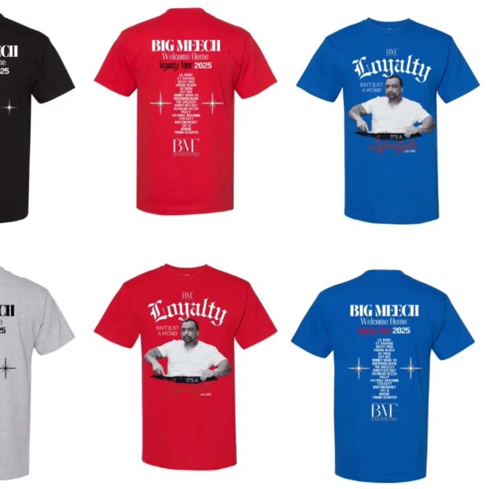 Official Big Meech Welcome Back Tour Merch T-Shirts - Picture 1 of 1